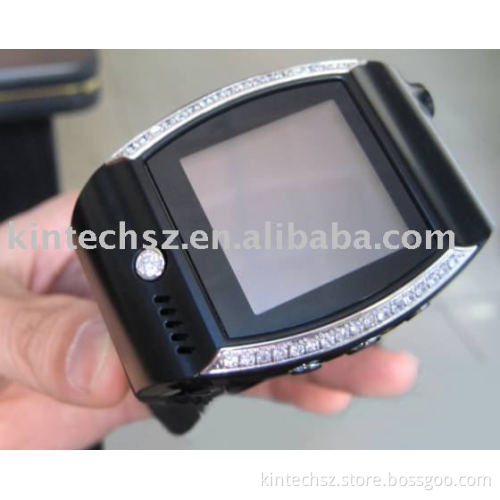 watch mobile phone G109 == first model nice Support Vibration and 7 color light, FM Radio, 1GB Memory